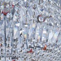 Zèle éclairage luxe villa hôtel lampe suspendue encastré plafond k9 lustres en cristal pour les mariages