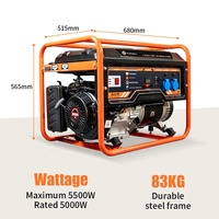 Générateur à essence TKH3800 230v 3.2kw 7hp 4 temps AVR portable 2.8kw à vendre