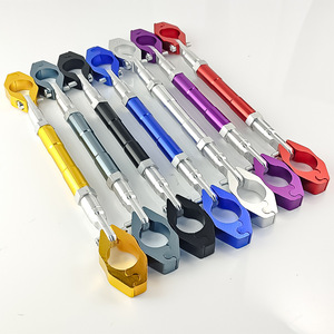 Qiangye – barre stabilisatrice de guidon de moto, extension de barre de renforcement en métal pour modification hors route, noir, argent, rouge, bleu, or - Product Image 2