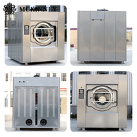Laveuse-essoreuse industrielle automatique électrique en acier inoxydable de 50 kg et 100 kg pour hôtels