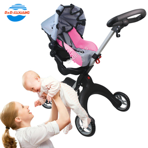Cochecito <span class=keywords><strong>de</strong></span> bebé <span class=keywords><strong>de</strong></span> <span class=keywords><strong>rotación</strong></span> ajustable, carrito <span class=keywords><strong>de</strong></span> muñeca <span class=keywords><strong>de</strong></span> juguete <span class=keywords><strong>de</strong></span> paisaje alto, cochecito <span class=keywords><strong>de</strong></span> bebé - Product Image 5