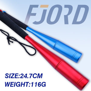 Palo de <span class=keywords><strong>pesca</strong></span> de <span class=keywords><strong>neopreno</strong></span> FJORD de 24,7 CM, diseño hueco en azul y rojo, 116G de peso para noquear peces - Product Image 2