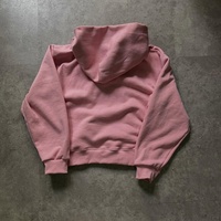 Sweat à capuche vintage délavé style urbain avec rivets étoiles métalliques personnalisés, coupé-cousu, effet vieilli, en molleton épais, fabricant de sweats à capuche