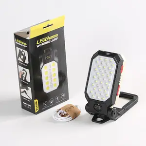 COB Recharge Led Searching Light Mounting Flood Beam 24w Led Tractor Work Lights