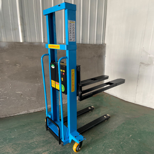 공장 가격 1T 2T 완전 전기식 휴대용 셀프 로딩 팔레트 스태커 사다리 트럭 장착 포크리프트 - Product Image 2