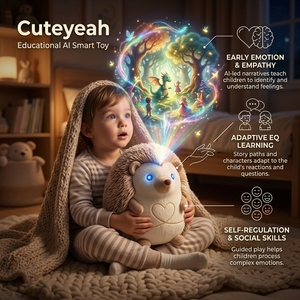 Puerquero Interactivo Eléctrico con IA, Peluche de Erizo Inteligente con Tecnología ChatGPT, Suave, para Educación Temprana, Compañero para Dormir, Lavable, 2026 - Product Image 2