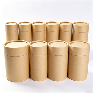 Caja Cilíndrica <span class=keywords><strong>de</strong></span> Papel Kraft Marrón Ecológica Personalizada <span class=keywords><strong>de</strong></span> Alta Calidad, Tubo <span class=keywords><strong>de</strong></span> Cartón <span class=keywords><strong>Grueso</strong></span> y Resistente - Product Image 6