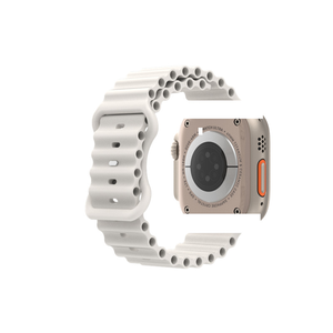 Bracelet de <span class=keywords><strong>montre</strong></span> en silicone Fashion Ocean Butterfly Clasp pour Apple Watch 38/40/41 mm <span class=keywords><strong>et</strong></span> 42/44/45/46/49 mm (Séries 1-10, SE, Ultra) - Product Image 5