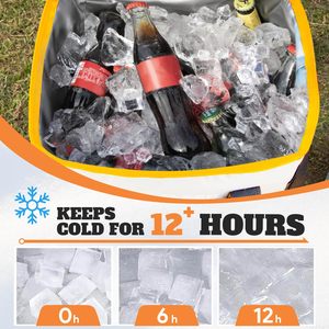 Đóng mở cán Túi lạnh với bánh xe lớn nhiệt túi du lịch cho hàng tạp hóa mua sắm cách điện Túi ăn trưa - Product Image 6