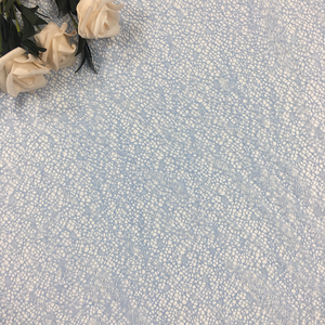 Tissu jacquard en dentelle de polyester élégant en gros, tissu doux pour robe de mariée, décoration de la maison, voiles, draperies - Product Image 2