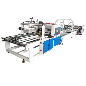 <strong>Automatic</strong> Box And Making Carton Folding Gluing Corrugated Folder Gluer <strong>Machine</strong> - Product Image 1