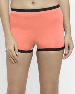 OEM Factory Custom Pattern <strong>Boyshorts</strong> Spandex Underwear with Boxer Style Female Contrast Mid-rise Pants Panty Panties <strong>Knickers</strong> - Product Image 3