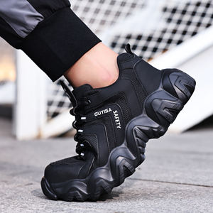 Chaussures de sécurité pour hommes, chaussures de sport de plein air, chaussures de sécurité de randonnée à embout en acier - Product Image 3