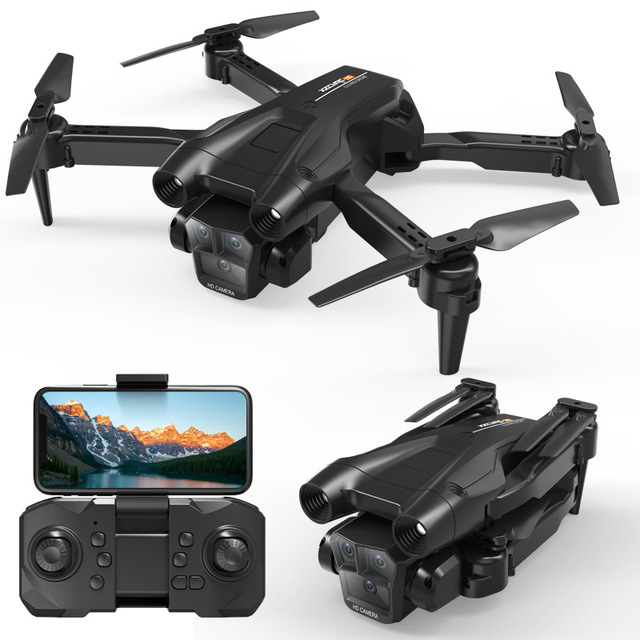 Beginner Electric 8K HD Foldable Remote Control Drone Obstacle Avoidance for Students Aerial Photography Made Durable Plastic