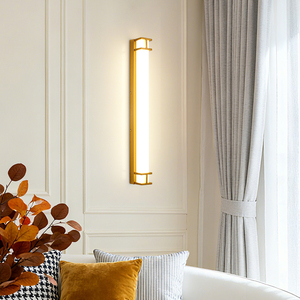 Modern LED Wall Lamp <b>Gold</b> Aluminum Alloy Rectangle White Shade 3500K Warm Light Bathroom <b>Mirror</b> Light Wall Mounted - Product Image 5