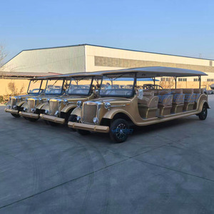 Vente en gros usine – Voiture électrique vintage dorée à 5+1 rangées, grande capacité, design unique de haute qualité, prix abordable - Product Image 2