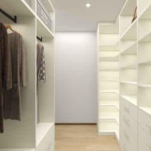 Moderno <span class=keywords><strong>Armario</strong></span> Vestidor con Sistemas Personalizados de Diseño en Madera para Dormitorio Armarios Abiertos - Product Image 5