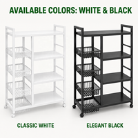 Support de rangement rotatif autoportant en métal réglable à quatre niveaux pour pots à épices, assiettes et bols de cuisine – Vente en gros