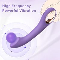 G-Punkt-Vibrator Ergonomisches Gebogenes Design 10 Vibrationsmodi Wasserdicht Weiches Silikon Lithium-Polymer-Akku Klitoral Anal