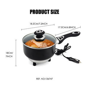12V Portable Car Cookware Pan Car Sauce Pan - Product Image 2