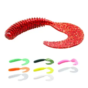 SNEDA sıcak satış yumuşak solucan 5cm 6cm 7cm Mini Swimbait makarası kurtçuk tatlısu levrek mandalina balık yemleri seti