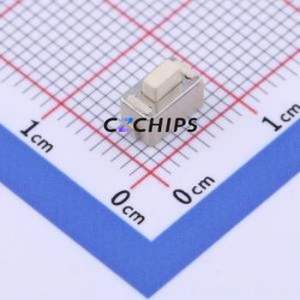 TS-1101U-050E Tactile Switch Through hole Component (THT) Switch Single Pole Single Throw Round Button 2.5N 6mm - Product Image 1