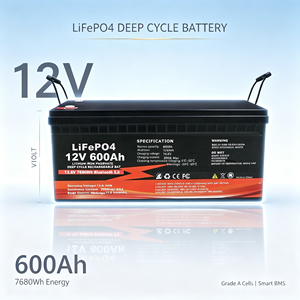 ออกแบบแบตเตอรี่ LiFePO4 12V หรือ 24V ของคุณเอง เลือกความจุใดก็ได้ บลูทูธ มาตรฐาน IP65 6000 รอบการใช้งาน สร้างขึ้นเพื่อ RV พลังงานแสงอาทิตย์ของคุณ - Product Image 1