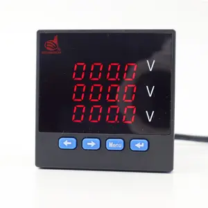 模拟面板仪表数字仪表交流110v 220v电压表欧盟