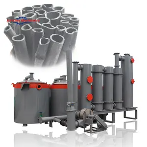 Large capacity with CE ISO wood coconut shell biochar charcoal retort kiln cabonization furnace