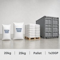 Poudre à lessiver industrielle OEM 20/25 kg - Direct usine, certifiée SASO, haute mousse, en vrac
