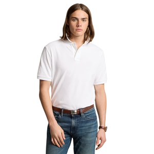 Polo de Algodón de Alta Calidad con Logotipo Bordado Personalizado para Hombre, Ropa Deportiva Informal Unisex de Manga Corta, Cómoda para Uso Diario - Product Image 3
