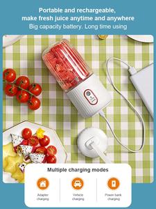 Frullatore Portatile per Esterni Mini Estrattore di Succo USB Ricaricabile per <span class=keywords><strong>Frutta</strong></span> e Smoothie - Product Image 4