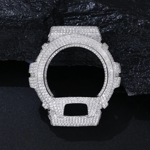 Factory High End Luxury Moissanite Diamond <b>Watch</b> Custom Stainless Steel Premium Hip Hop Moissanite <b>Watch</b> Mossianite Diamond - Product Image 5