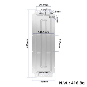 ชุดฝาครอบช่องใส่แบตเตอรี่ MI 6 Lite แผ่นปิดแบตเตอรี่แบบเดิมและฝาครอบด้านล่างสำหรับ MI 6 Lite - Product Image 2