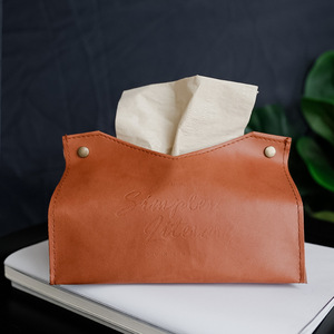 Tissue Box Nordic Style Leather Pull Out Tissues Living Room Home Use - Product Image 4