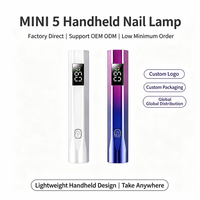 Lampe à ongles portable OEM ODM directement de l'usine avec logo personnalisé, marque privée et faible MOQ