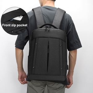 Custom LOGO Fashion Waterproof Men's Multifunctional Laptop Bag Business College <b>Students</b> <b>Backpack</b> with USB - Product Image 5