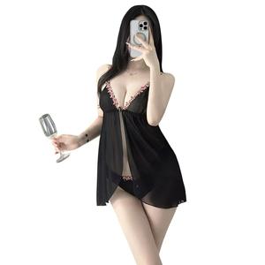 <span class=keywords><strong>Tenue</strong></span> <span class=keywords><strong>sexy</strong></span> en dentelle florale en gaze, séduisante, soluble dans l'eau, <span class=keywords><strong>petite</strong></span> fleur, pure passion et désir - Product Image 1