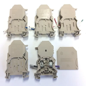 Lot of 5 WSI6/2 <b>Terminal</b> Fuse <b>Block</b> <b>Connector</b> 250VAC 10A 20-8 AWG LED New Original Ready Stock Industrial Automation PLC Dedicat - Product Image 1