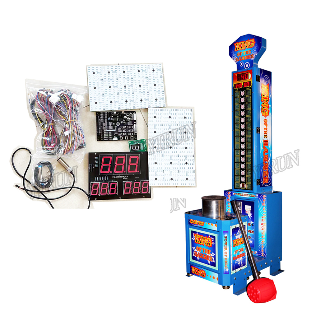 Xu hoạt động đồng xu Pusher trò chơi Arcade Máy búa đấm và đấm bốc búa đánh trò chơi để bán