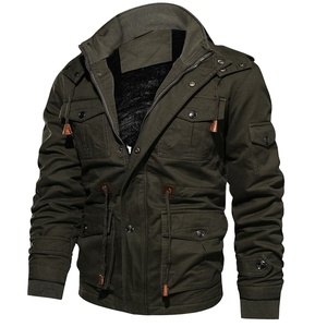 Vente en gros Veste de pilote de haute qualité pour hommes, vêtements d'extérieur chauds et épais pour hommes, veste pour hommes de grande taille - Product Image 1