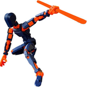 Figurine d'action robot 3D style <span class=keywords><strong>anime</strong></span> sensuel en PVC, modèle articulé et mobile, jouet cool et cadeau idéal pour enfants autistes - Product Image 5