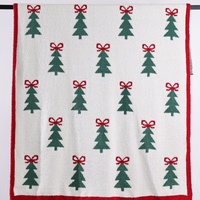Plaid en tricot 100% polyester, 380g, 30*40 cm, rectangulaire, taille personnalisée, style européen et américain, pour voyage