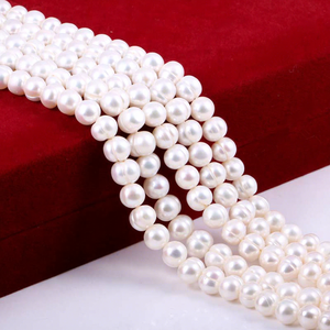 Hochwertige Naturgezüchtete Süßwasser-Kartoffelperlen, Bunt, Echt, Lose für DIY-Schmuckherstellung, Weiß, Rosa, Lila, 12mm - Product Image 4