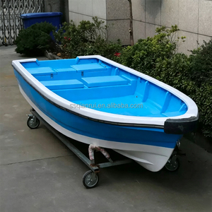 <span class=keywords><strong>Lancha</strong></span> de Pesca Deportiva Fisherman de 4.3M, de Fibra de Vidrio, Autodrenante, con Compartimento para Carnada Viva, Casco Aerodinámico, Resistente al Viento y las Olas - Product Image 5