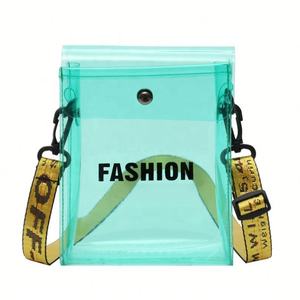Nueva moda Durable Jelly Pvc Flap Bag Custom Shoulder Shopping Bags - Product Image 4
