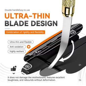 Nuovo Kit di Strumenti per Rimozione Colla Scheda Madre e Reballing BGA, con Coltello e Raschietto per Chip CPU - Product Image 4