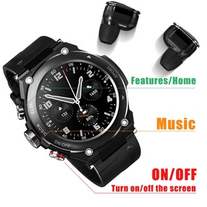 Auriculares Inalámbricos 2 en 1, Reloj Inteligente con GPS y Auriculares TWS Integrados, Reloj Inteligente Redondo con Auriculares Ocultos - Product Image 2