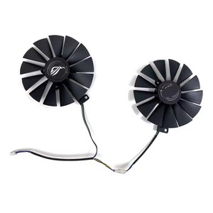 Ventilateur de refroidissement 95MM 4PIN T129215SM 0.25A RX580 GPU pour <span class=keywords><strong>ASUS</strong></span> AREZ Radeon <span class=keywords><strong>RX</strong></span> <span class=keywords><strong>580</strong></span> STRIX <span class=keywords><strong>RX</strong></span> 470 570 GTX 1050Ti 1070Ti 1080Ti - Product Image 2