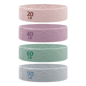 Bande de résistance Aolikes pour yoga, 20 lb, entraînement des hanches pour femmes, renforcement musculaire, étirement, lifting des fesses, fitness, mise en forme du corps - Product Image 2